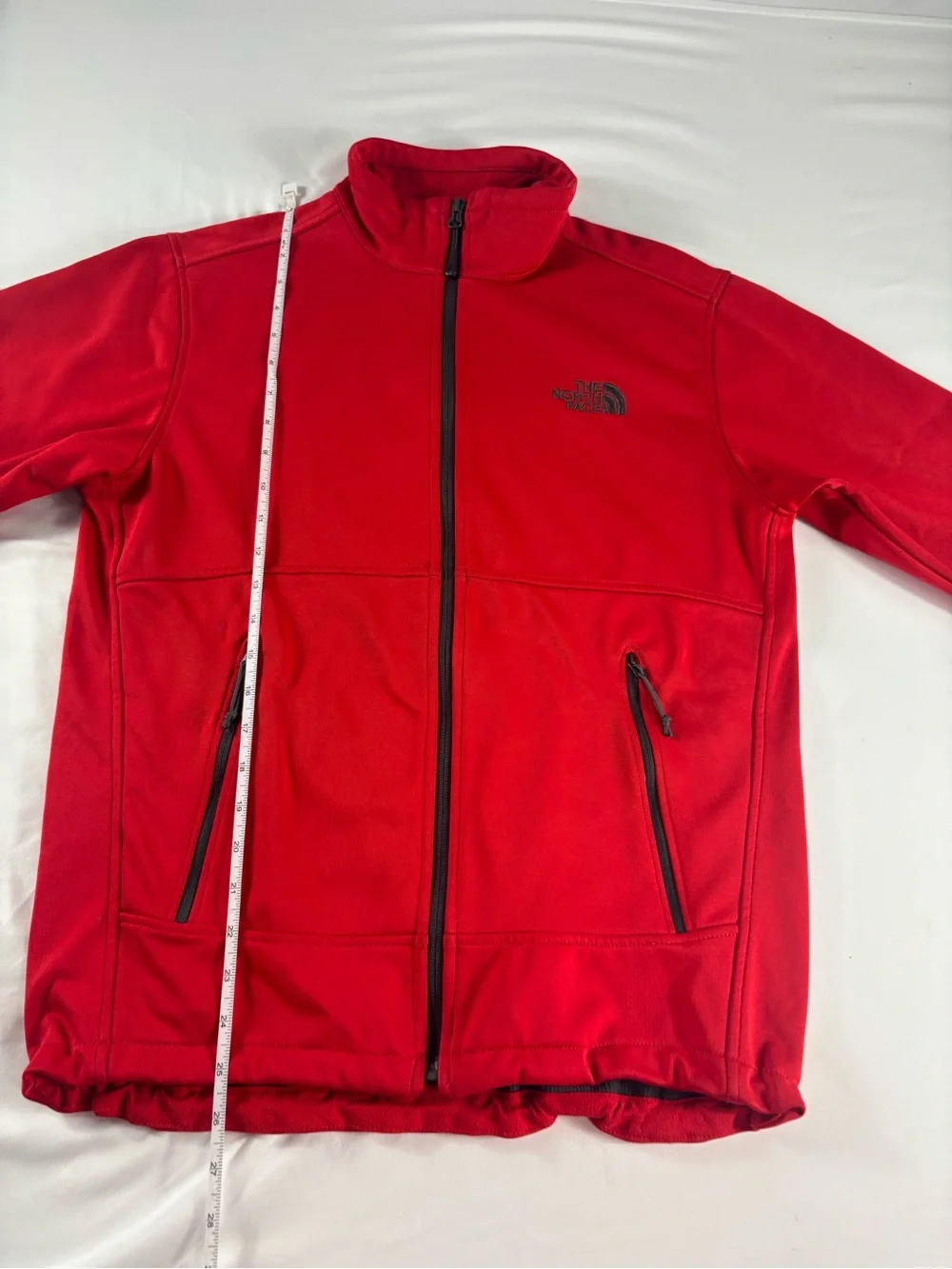The North Face Apex Canyonwall Red Fleece Lined Full Zip Jacket Men's Small